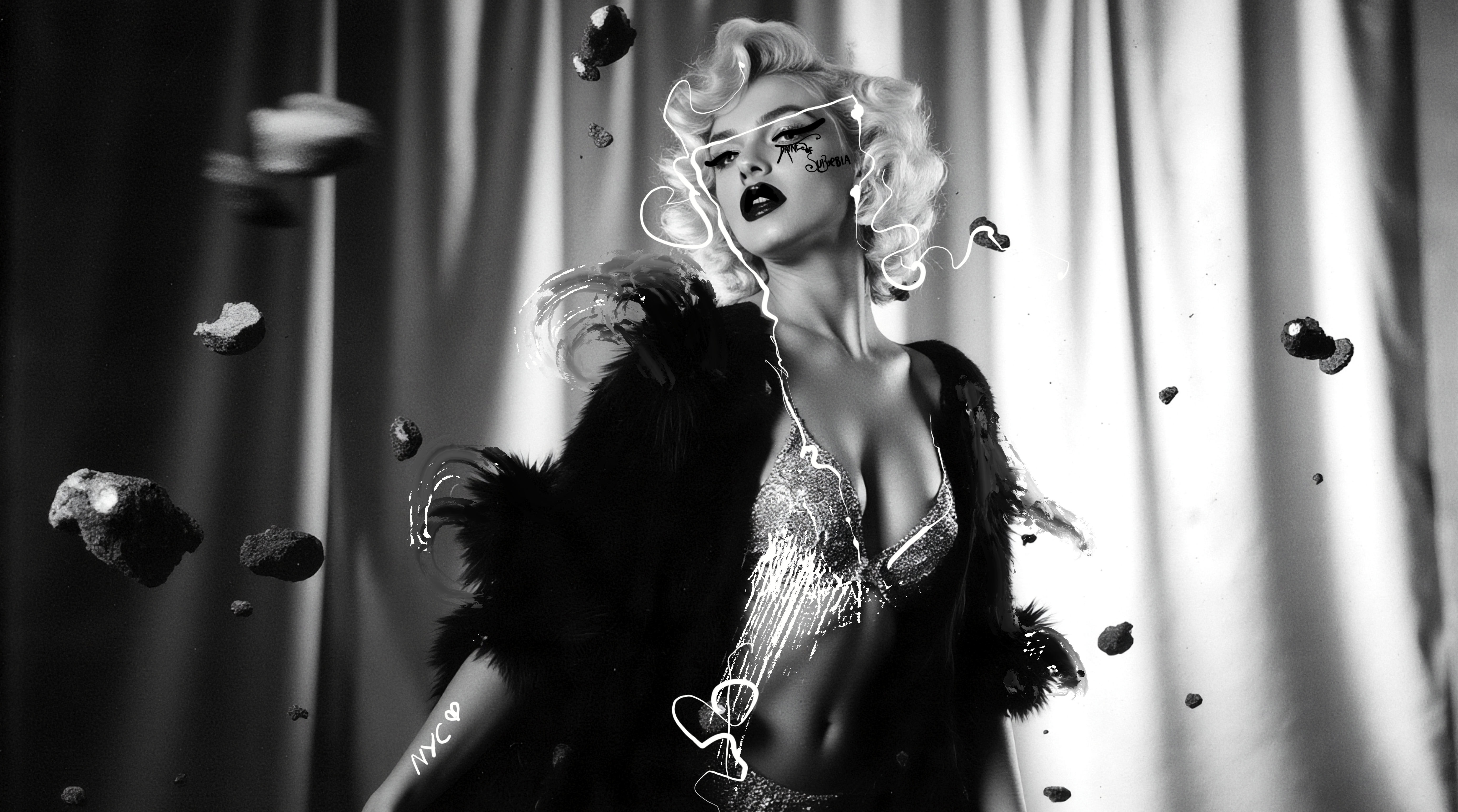 Drone Blonde #8 — Miss AL Simpson, Scottish cryptoartist