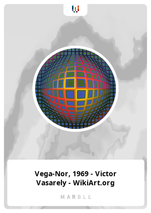 Vega-Nor, 1969 - Victor Vasarely - WikiArt.org