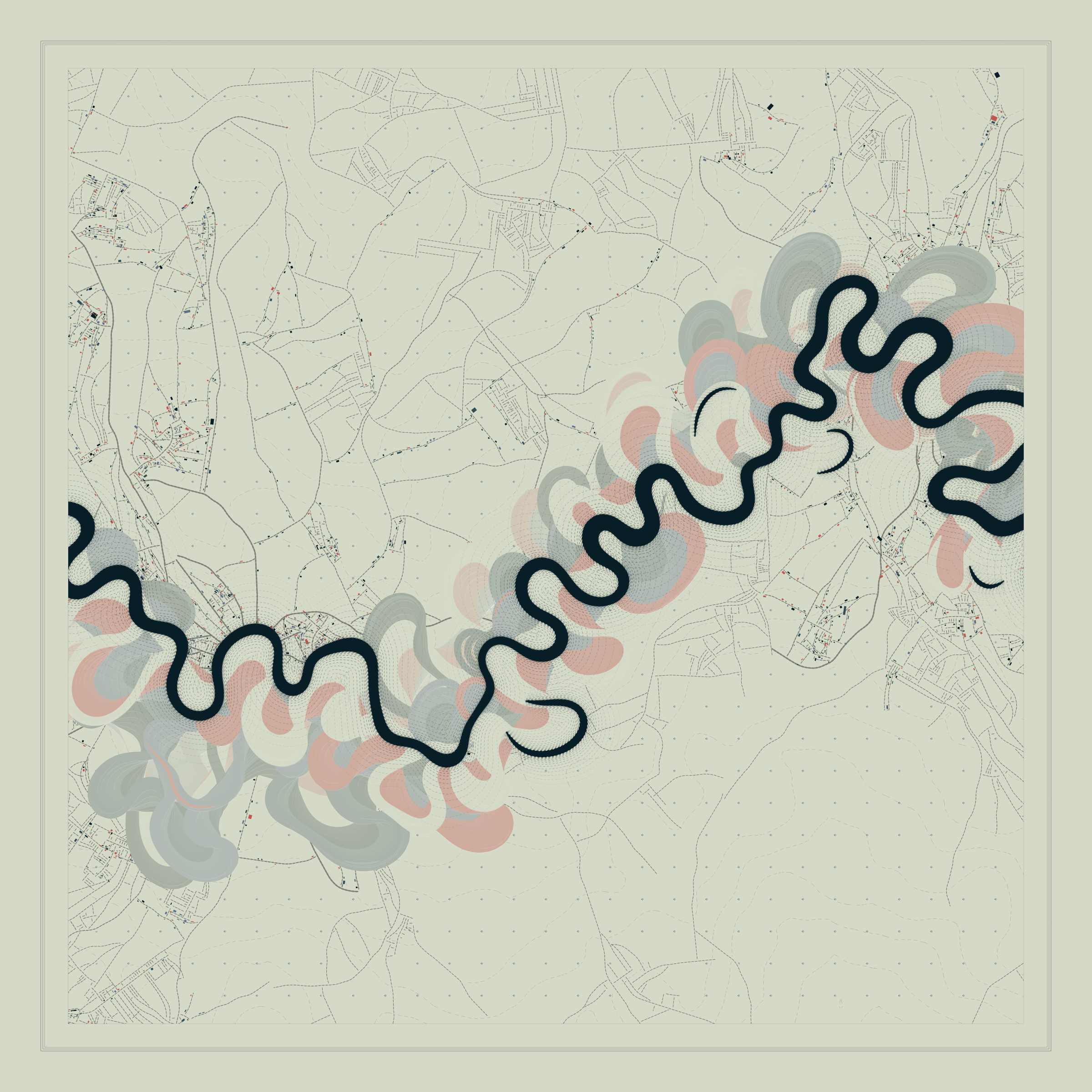Ancient Courses of Fictional Rivers #851