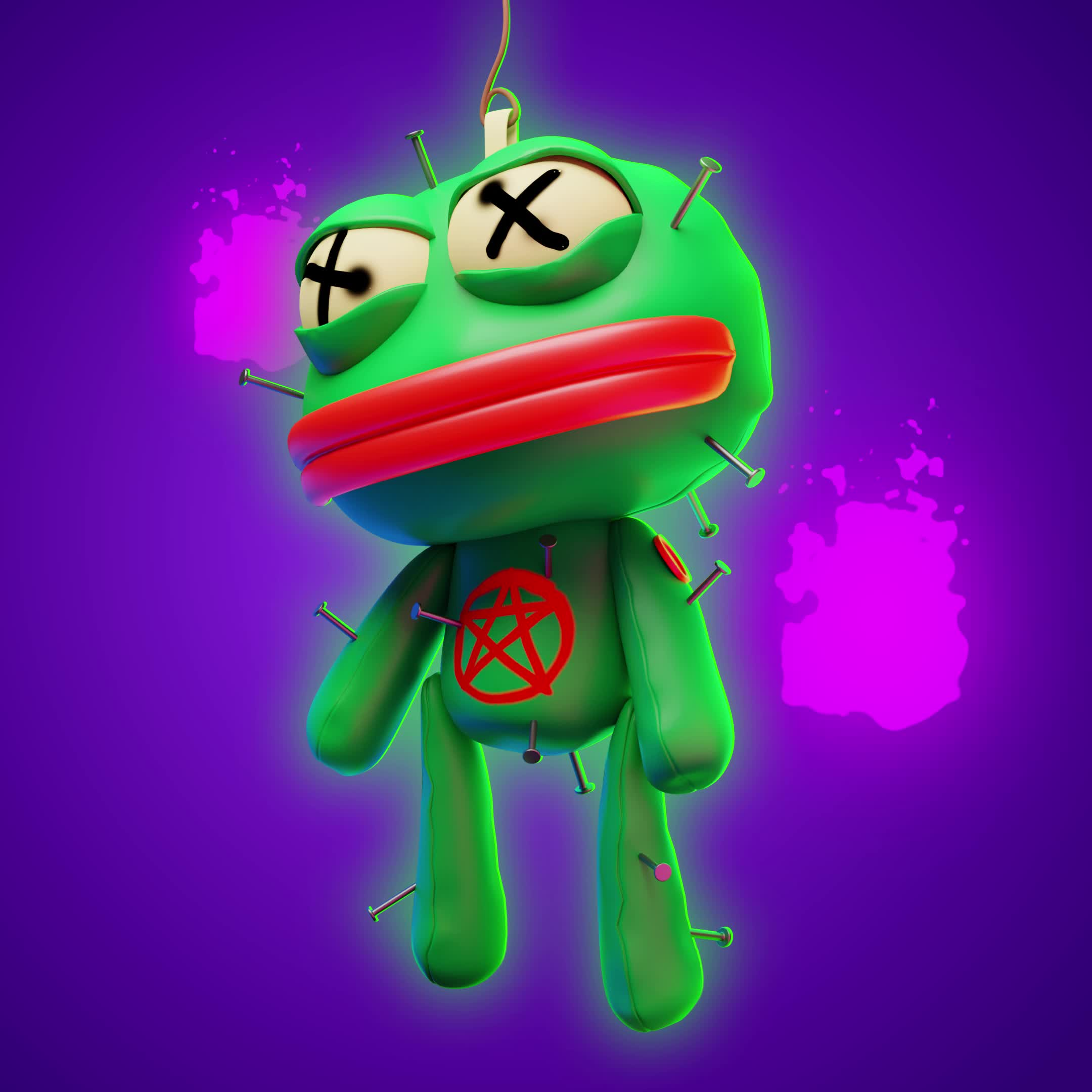Froggy Voodoo Doll #14/14