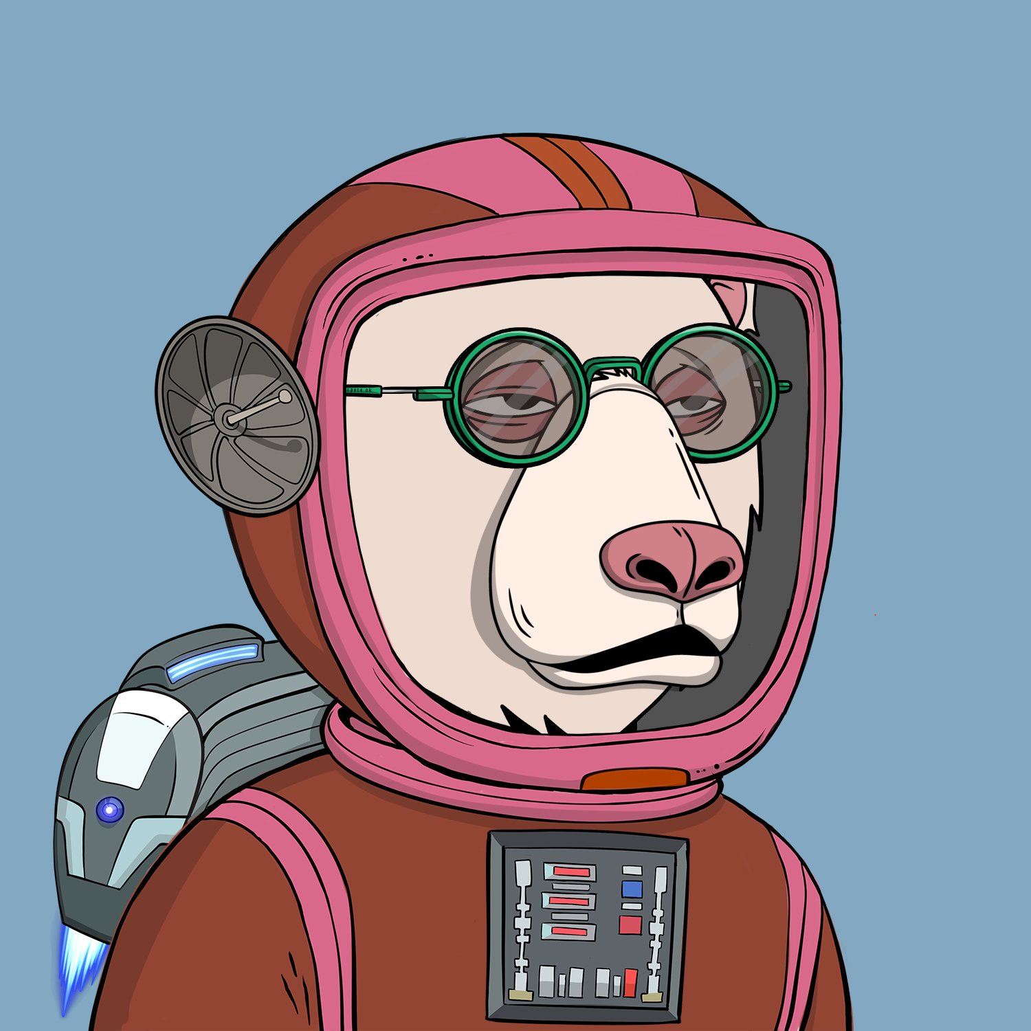 Okay Space Bear #1219