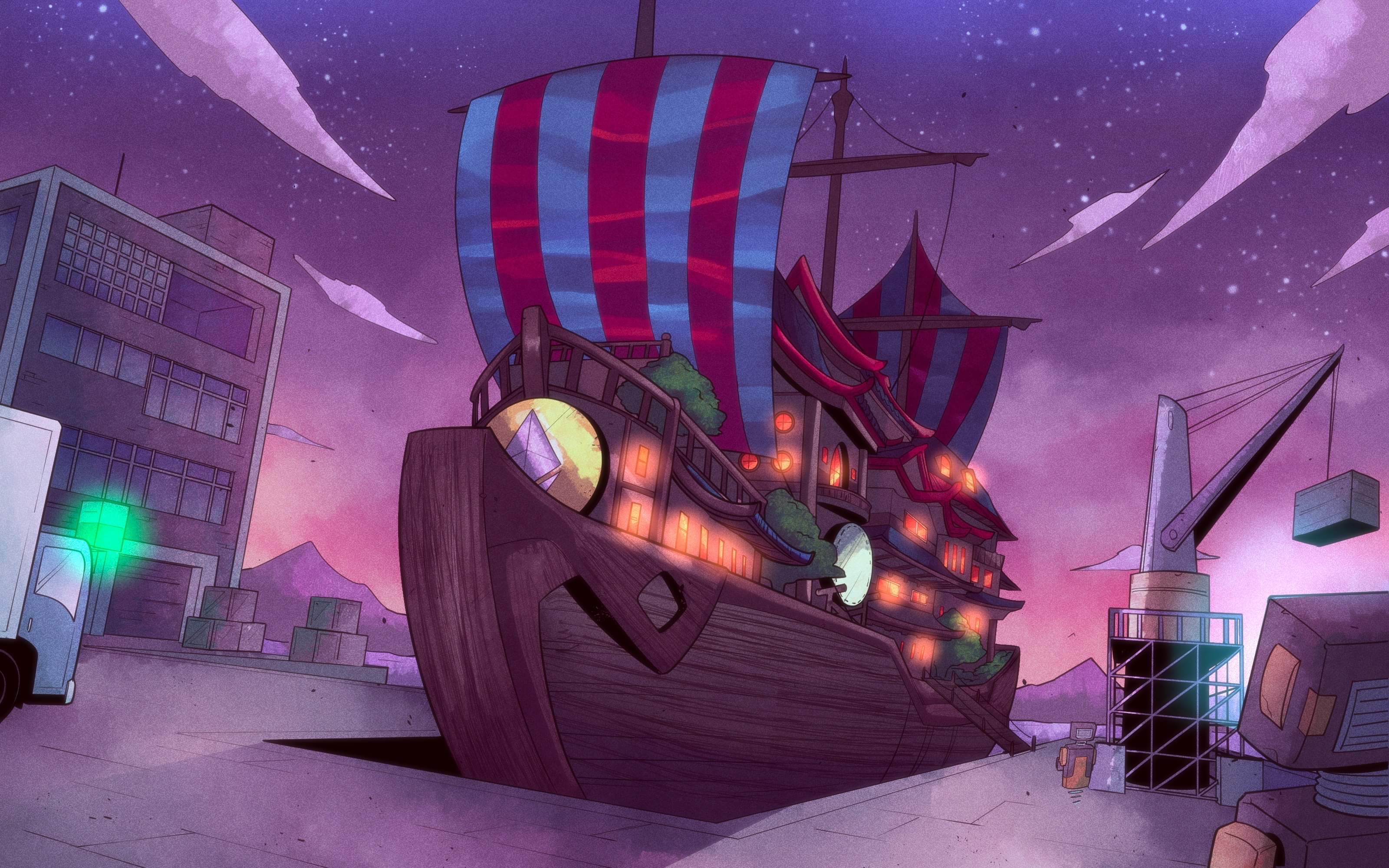 Midnight's Passage at Pawtown Pier