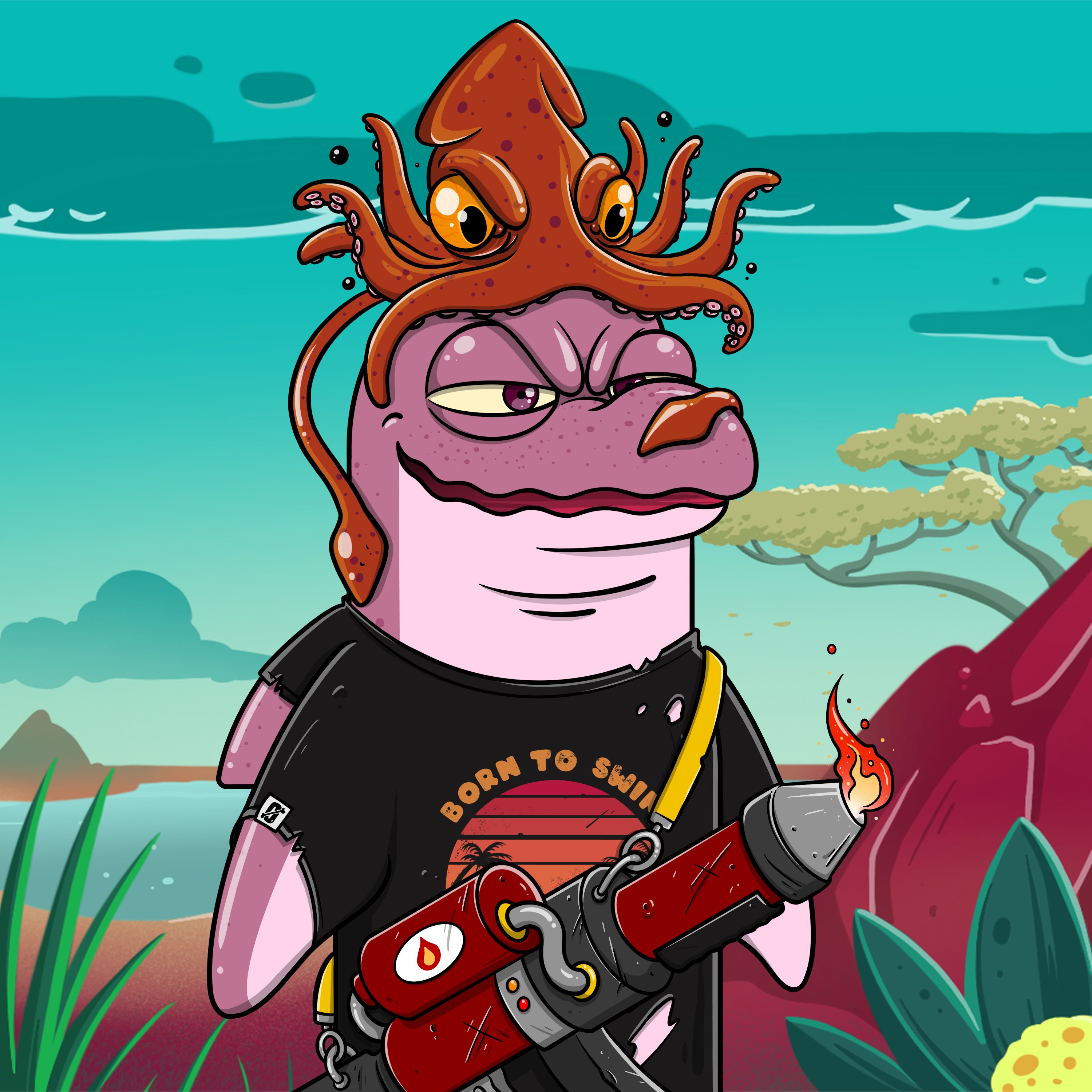 Angry Dolphins Sea Genesis #115