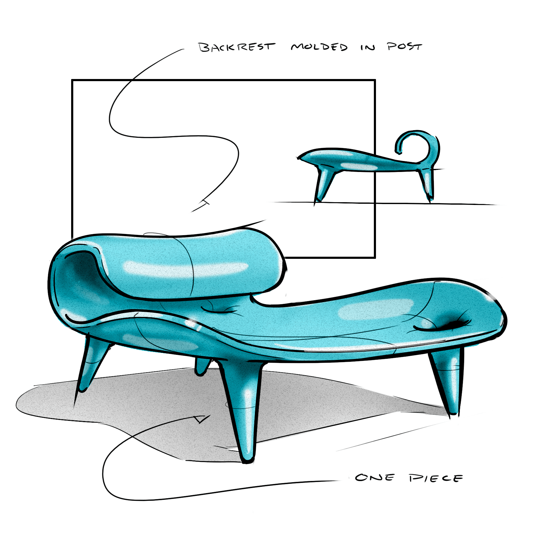Wave Chair #007