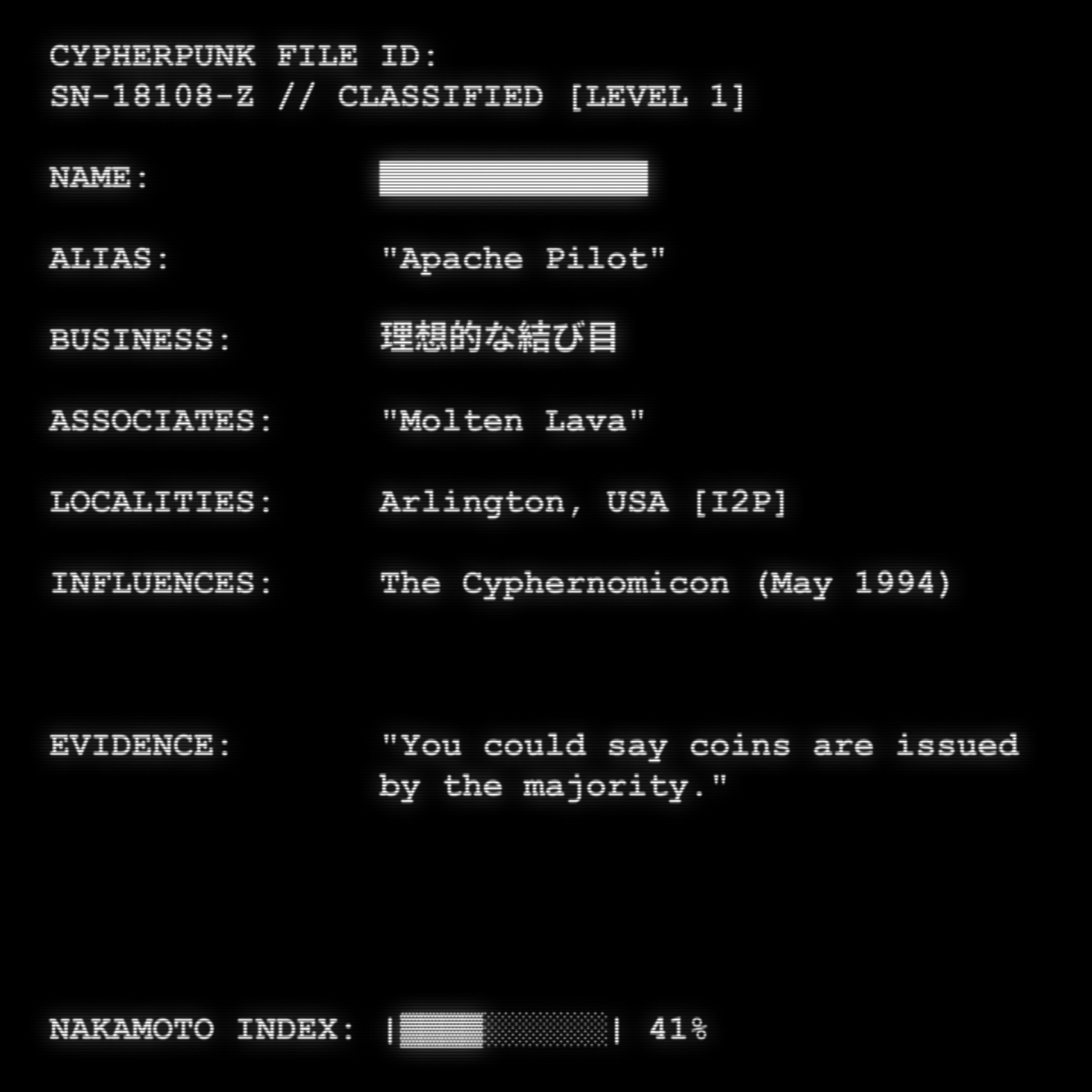 CYPHERPUNK FILES #7374