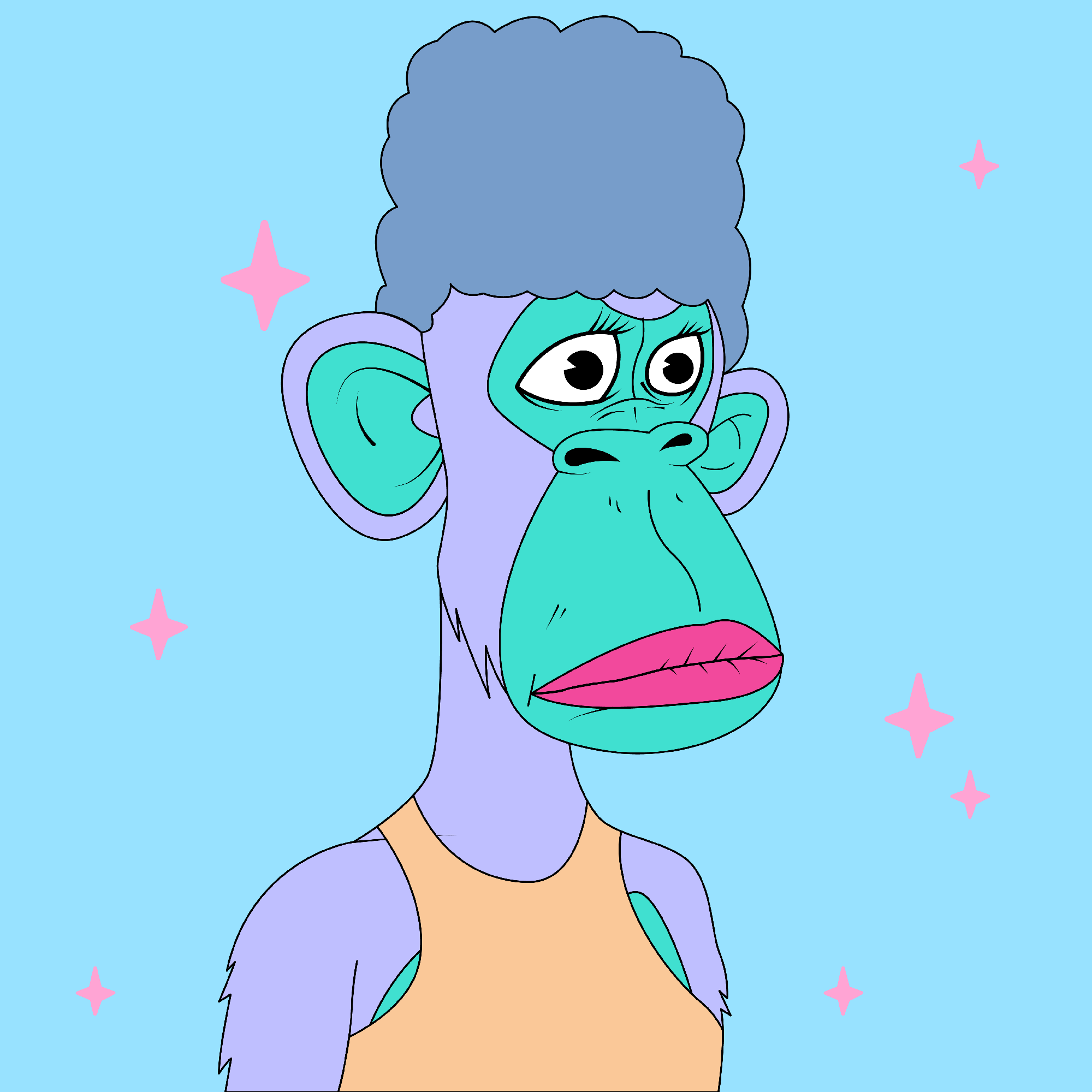 ApeWives of DoodleVille #3612