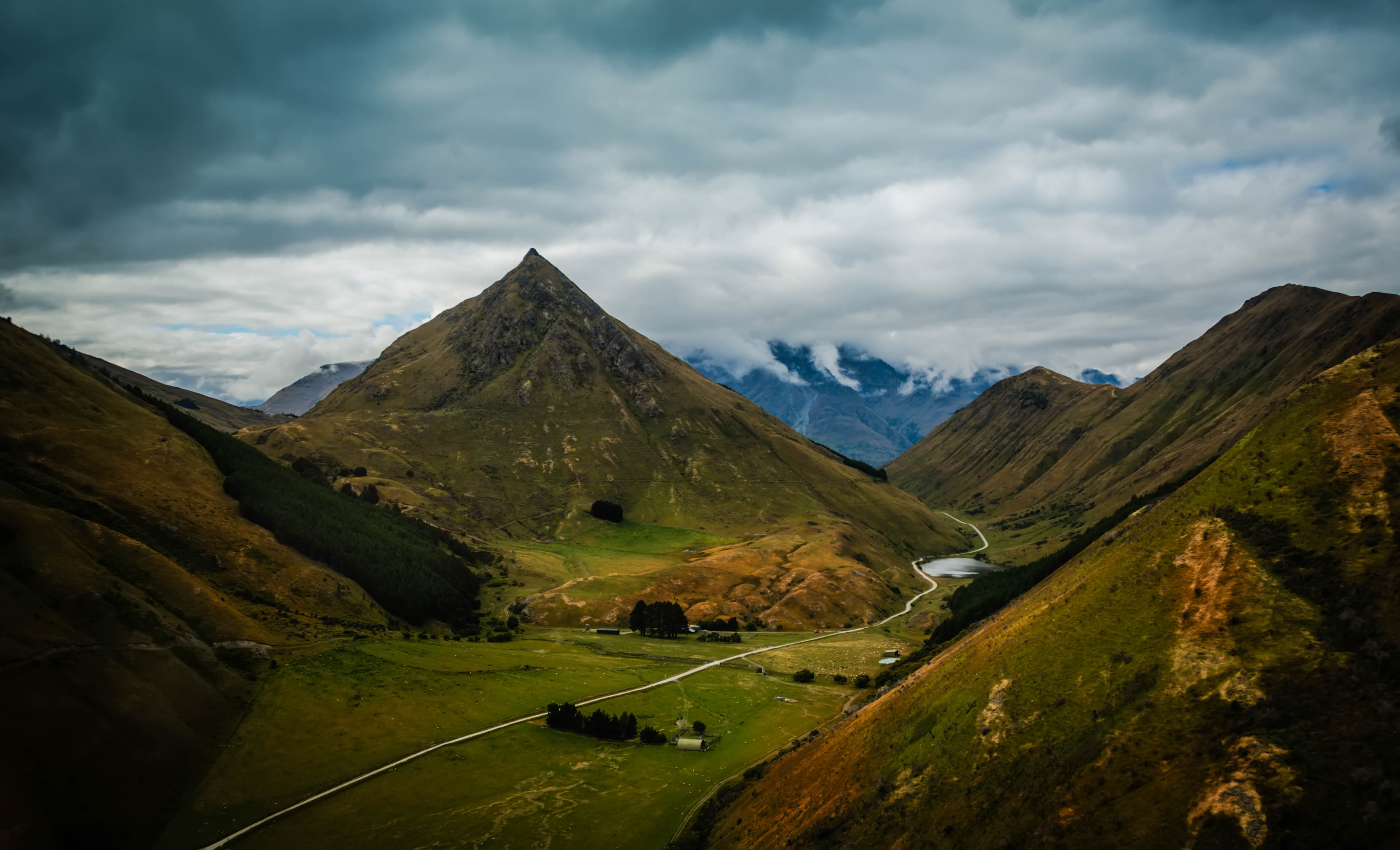 Hills Beyond Hills over Moke Lake #0264
