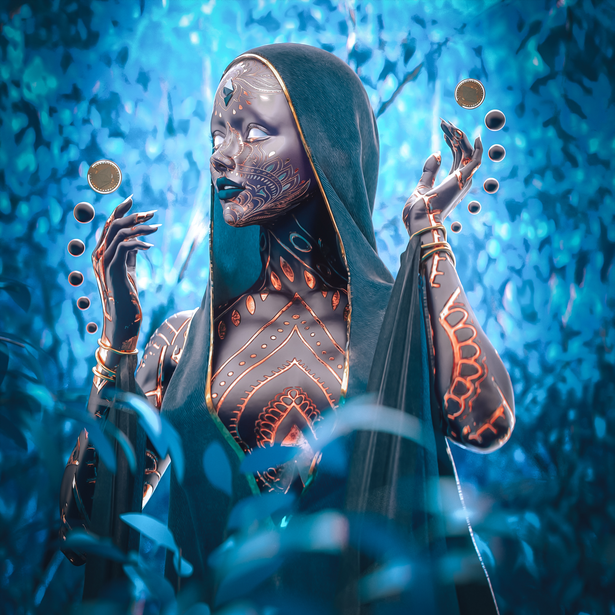 Blue mystery