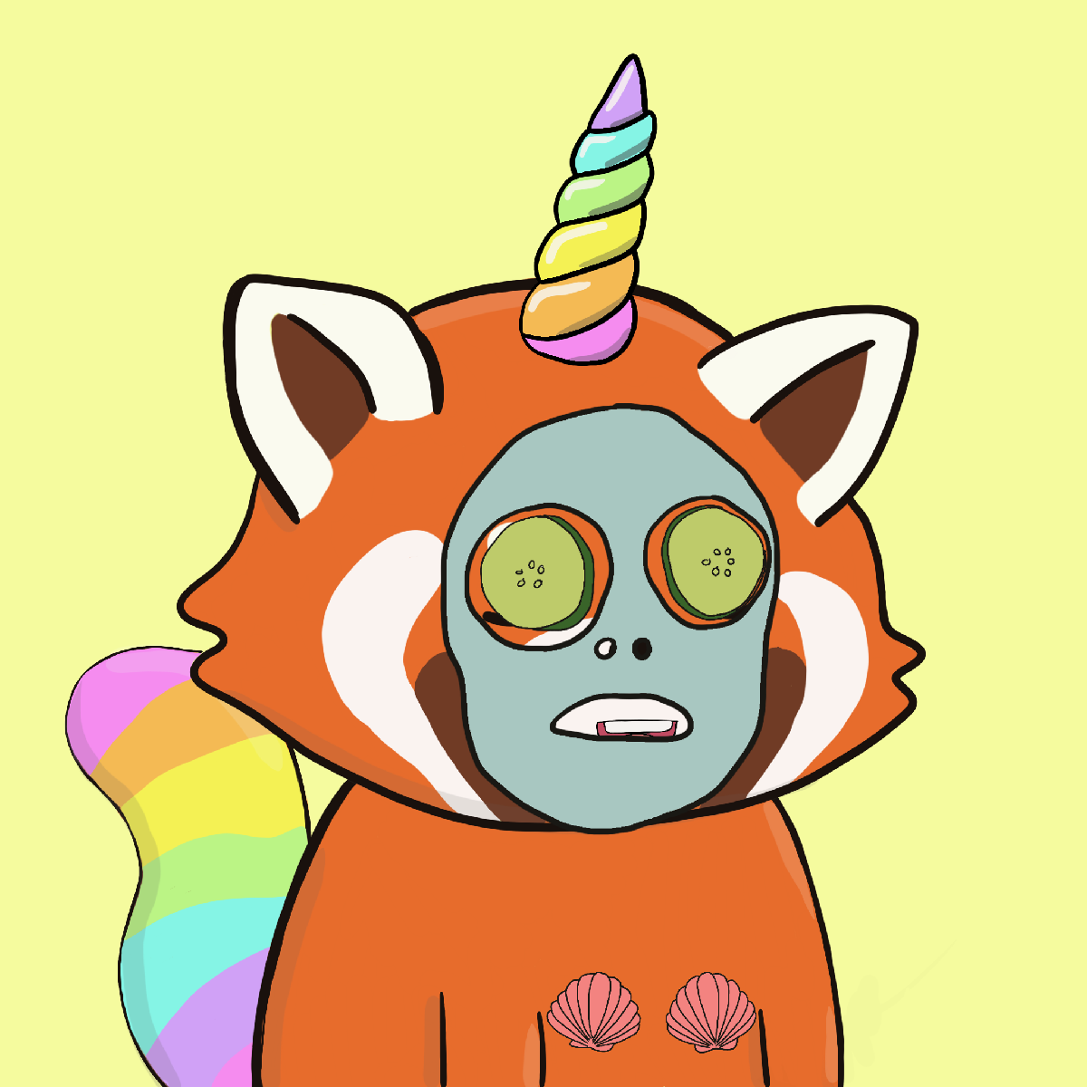 Okay Red Panda #6759