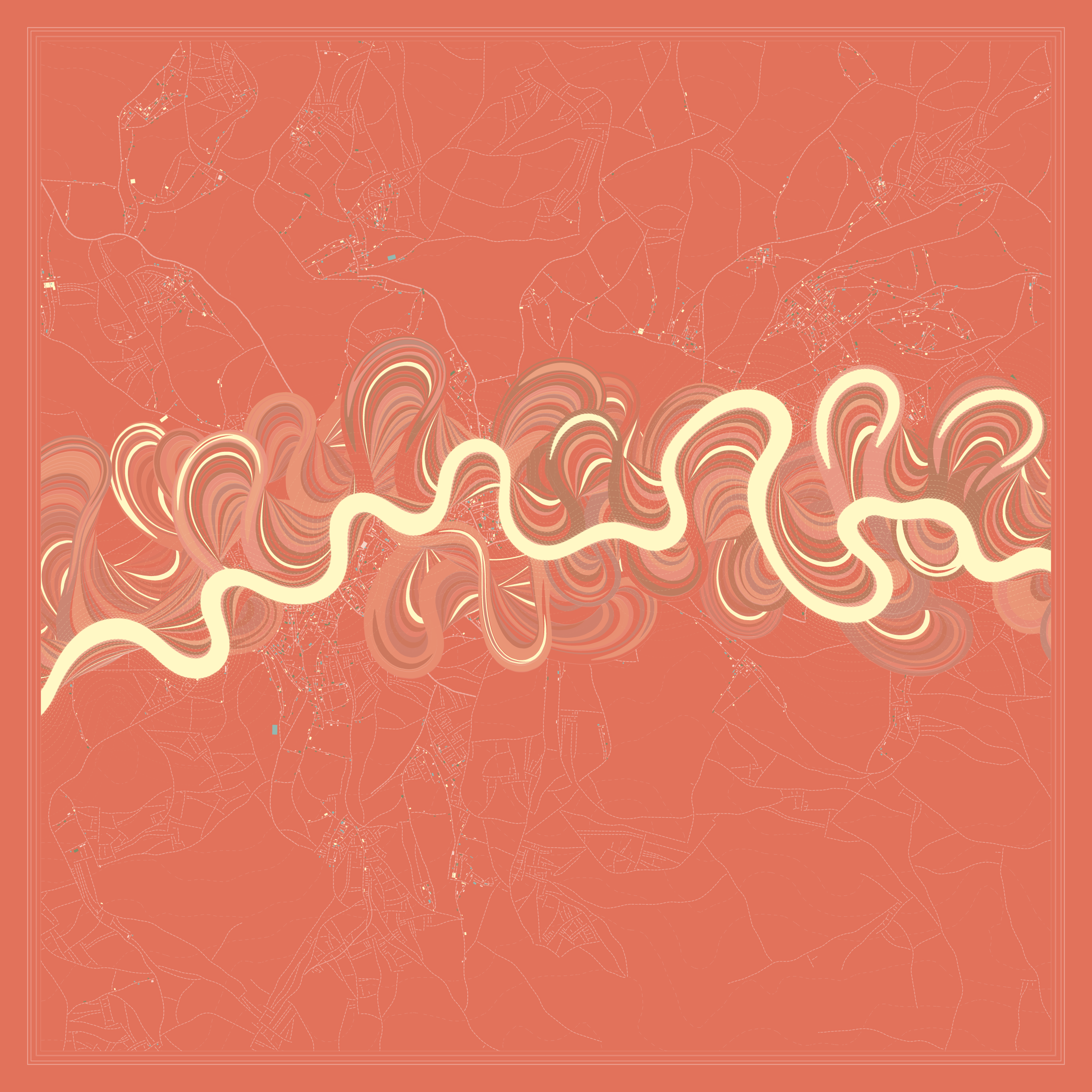 Ancient Courses of Fictional Rivers #535