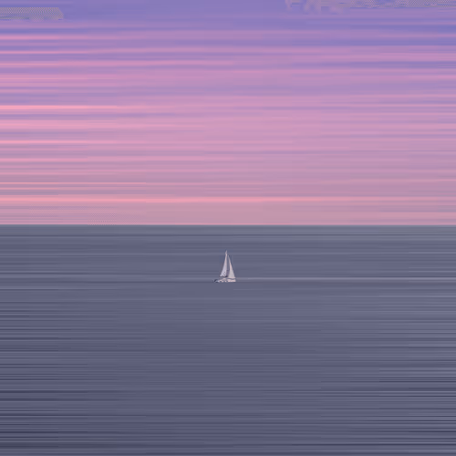 Sailing into the sunset