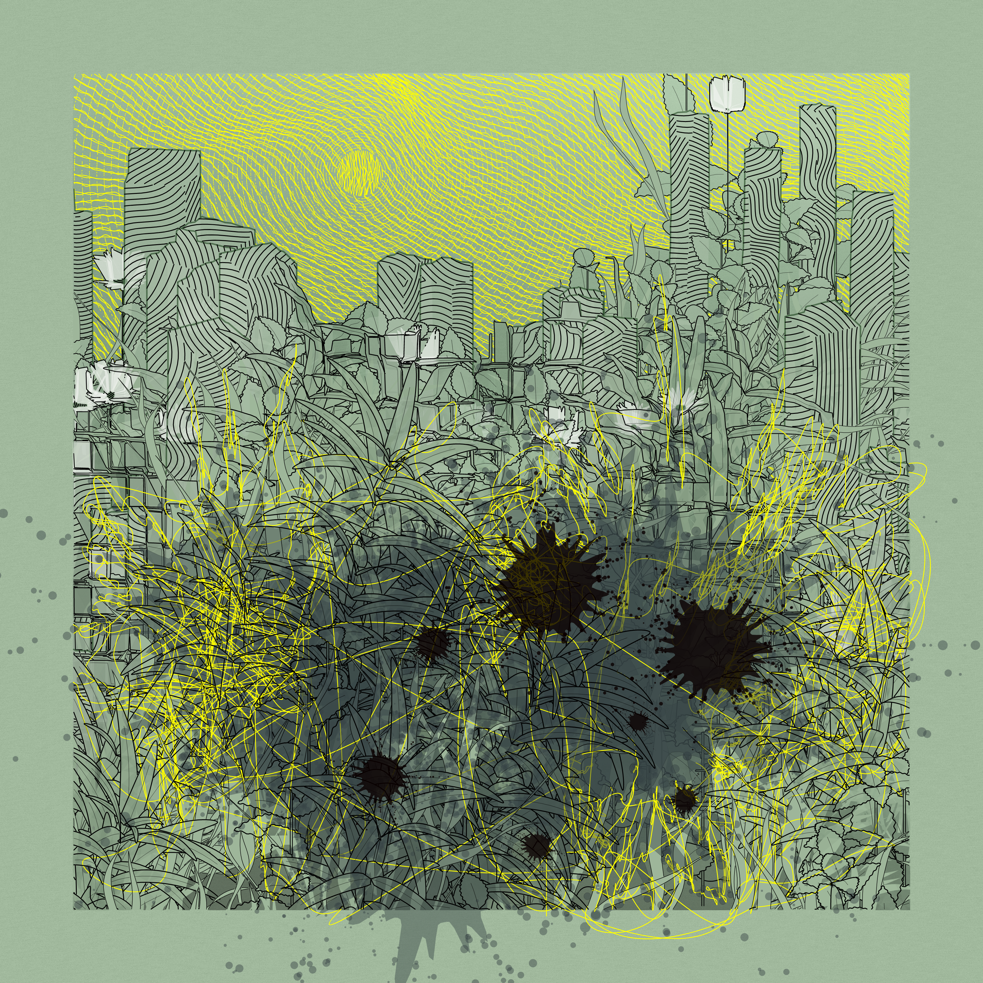 Landscape with Carbon Capture #4338