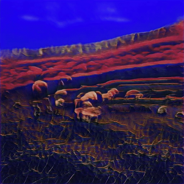 Falling into a dream infinite loop animation #1