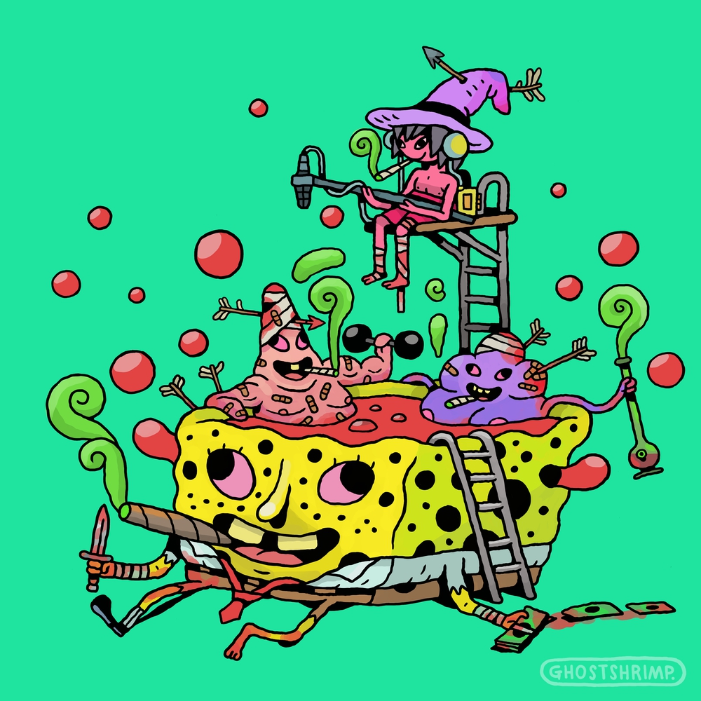 SPONGE BATH BLOOD BONG