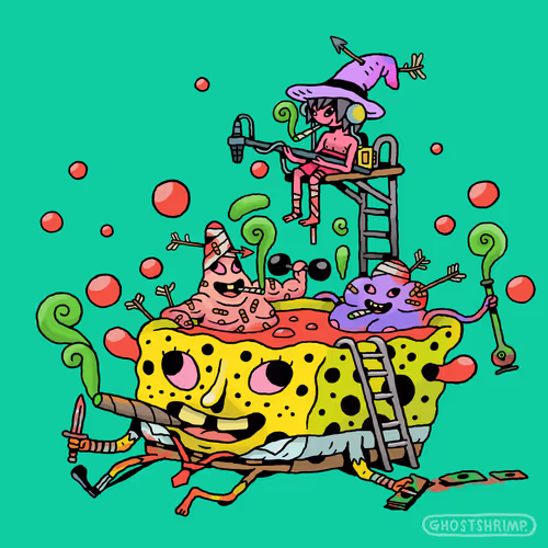 SPONGE BATH BLOOD BONG