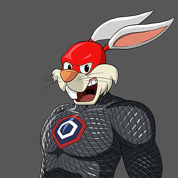 Dark Super Bunny #9236
