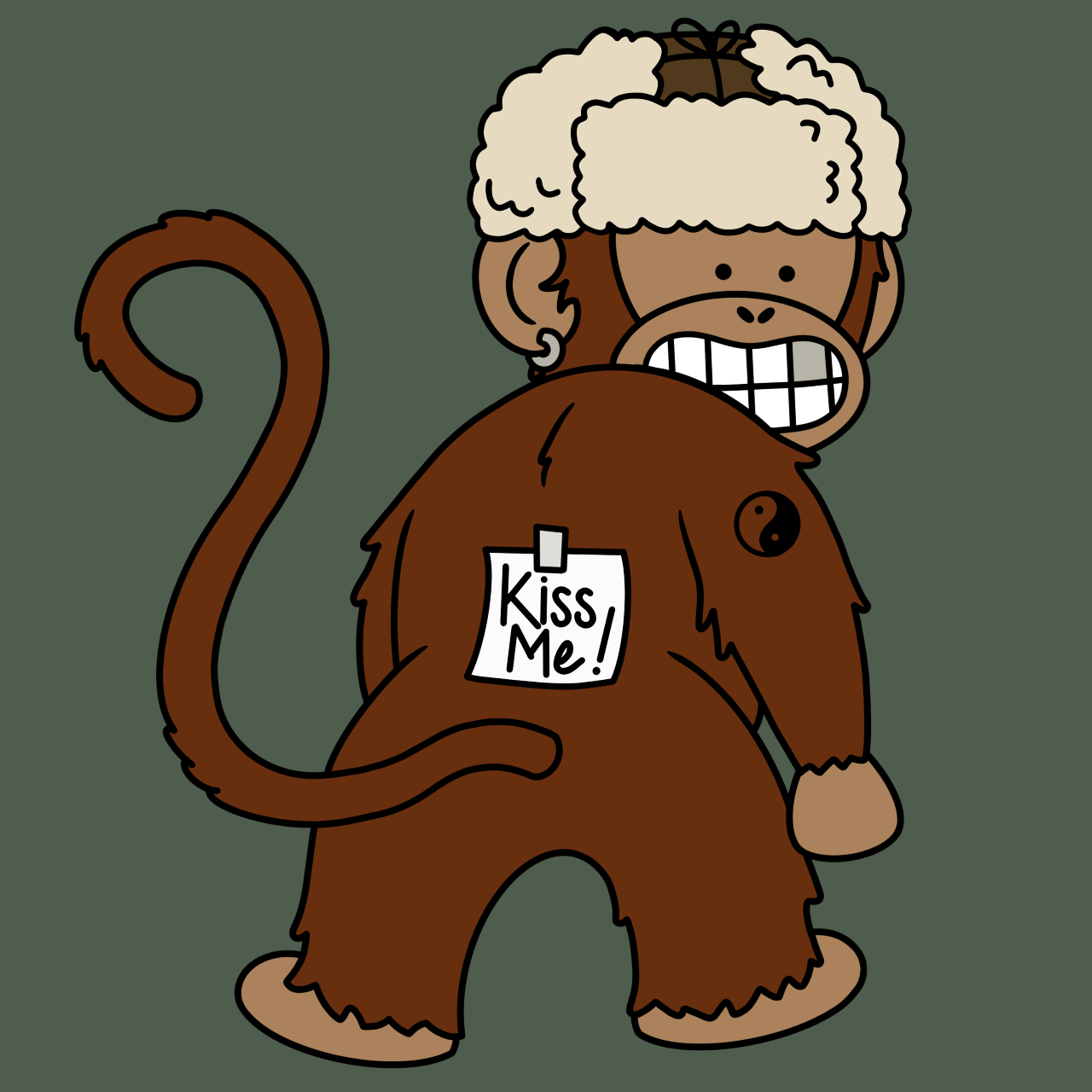 Kiss Me Monkey #9493