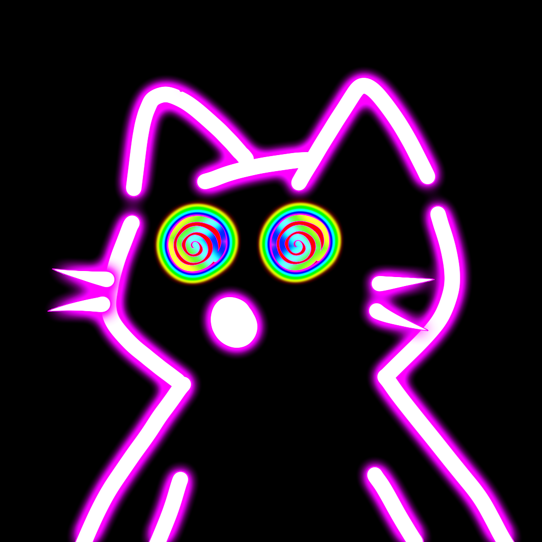 Neon Cat #22