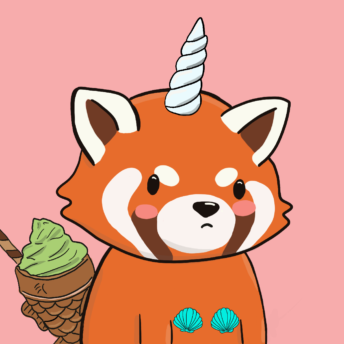 Okay Red Panda #7436