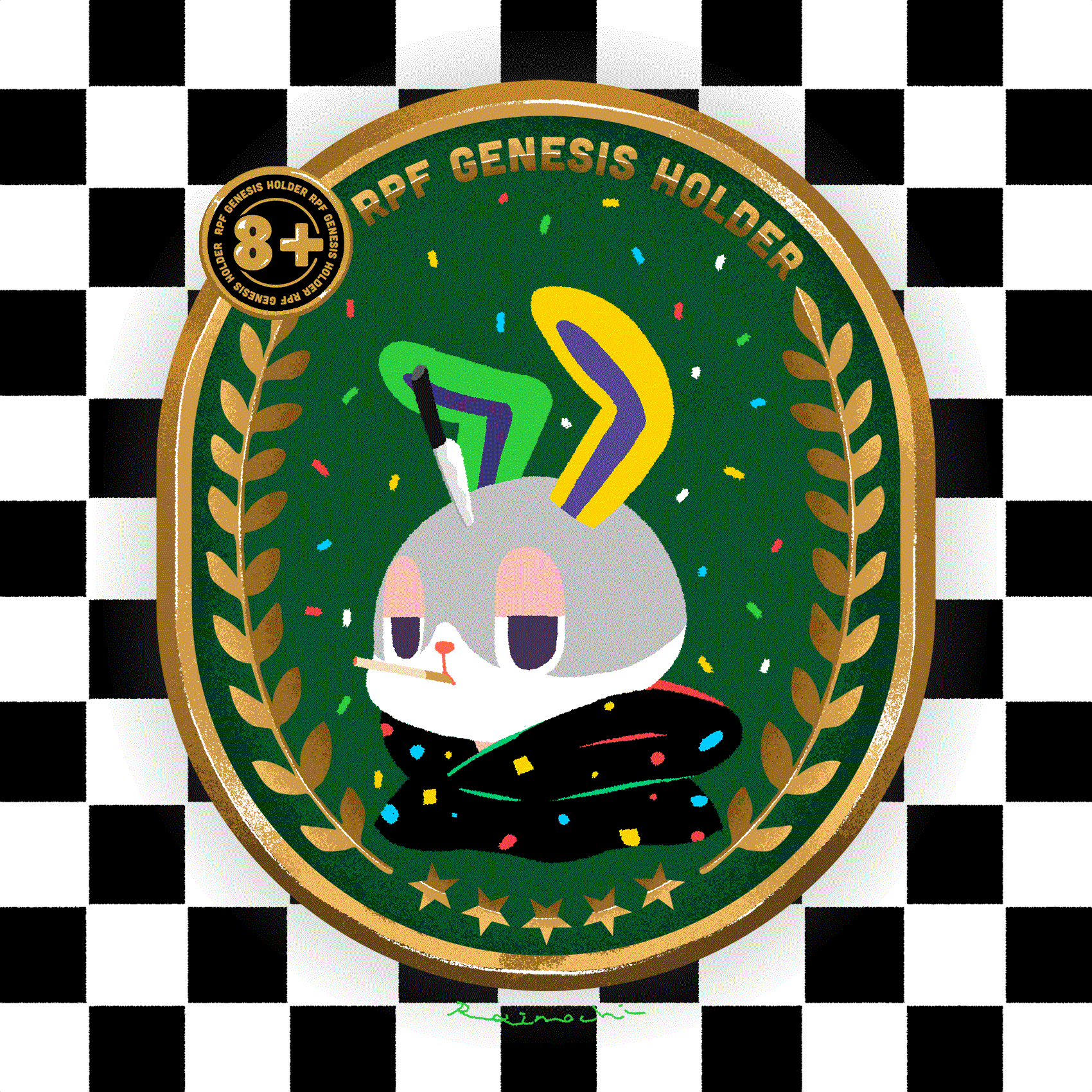 RPF 8+ Holder Badge #84