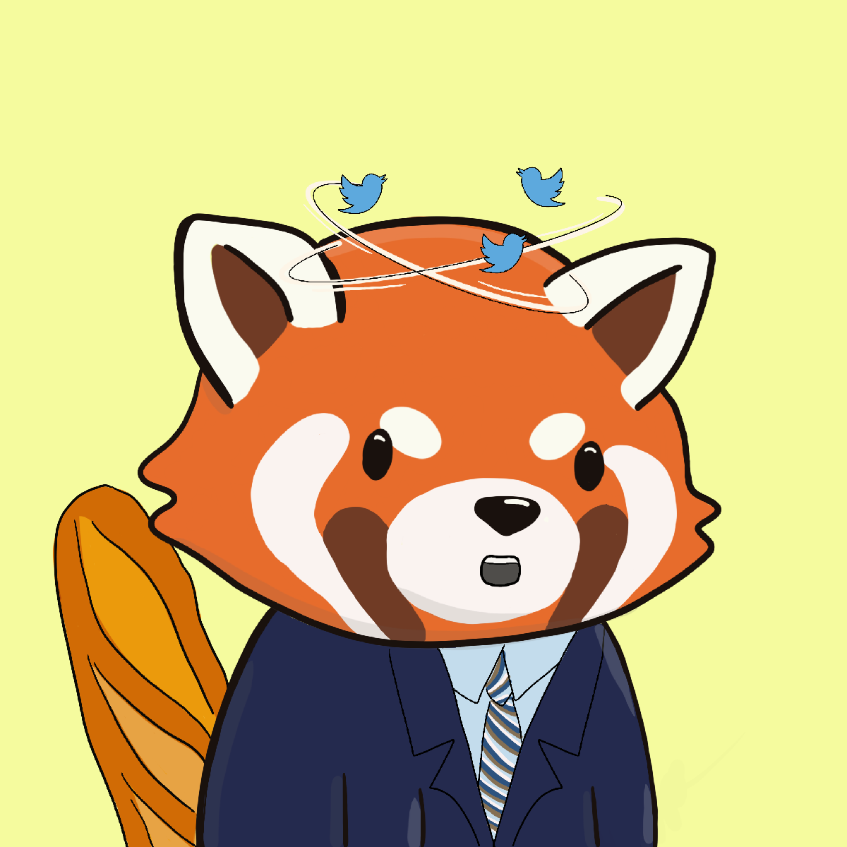 Okay Red Panda #6588