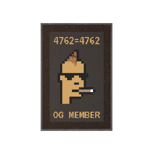 4762 OG BADGE #52/250