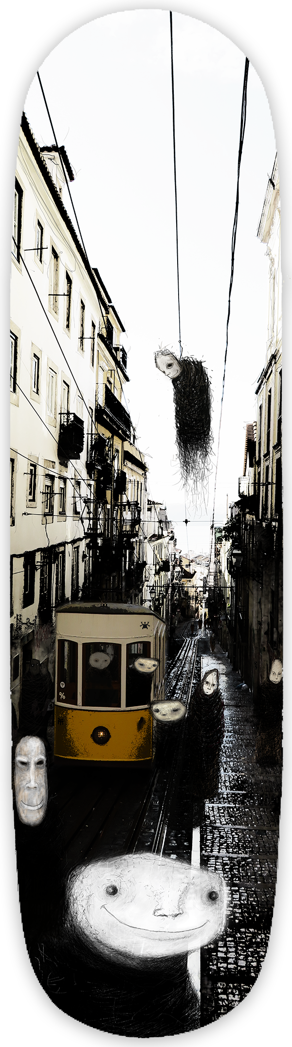 Yellow tram