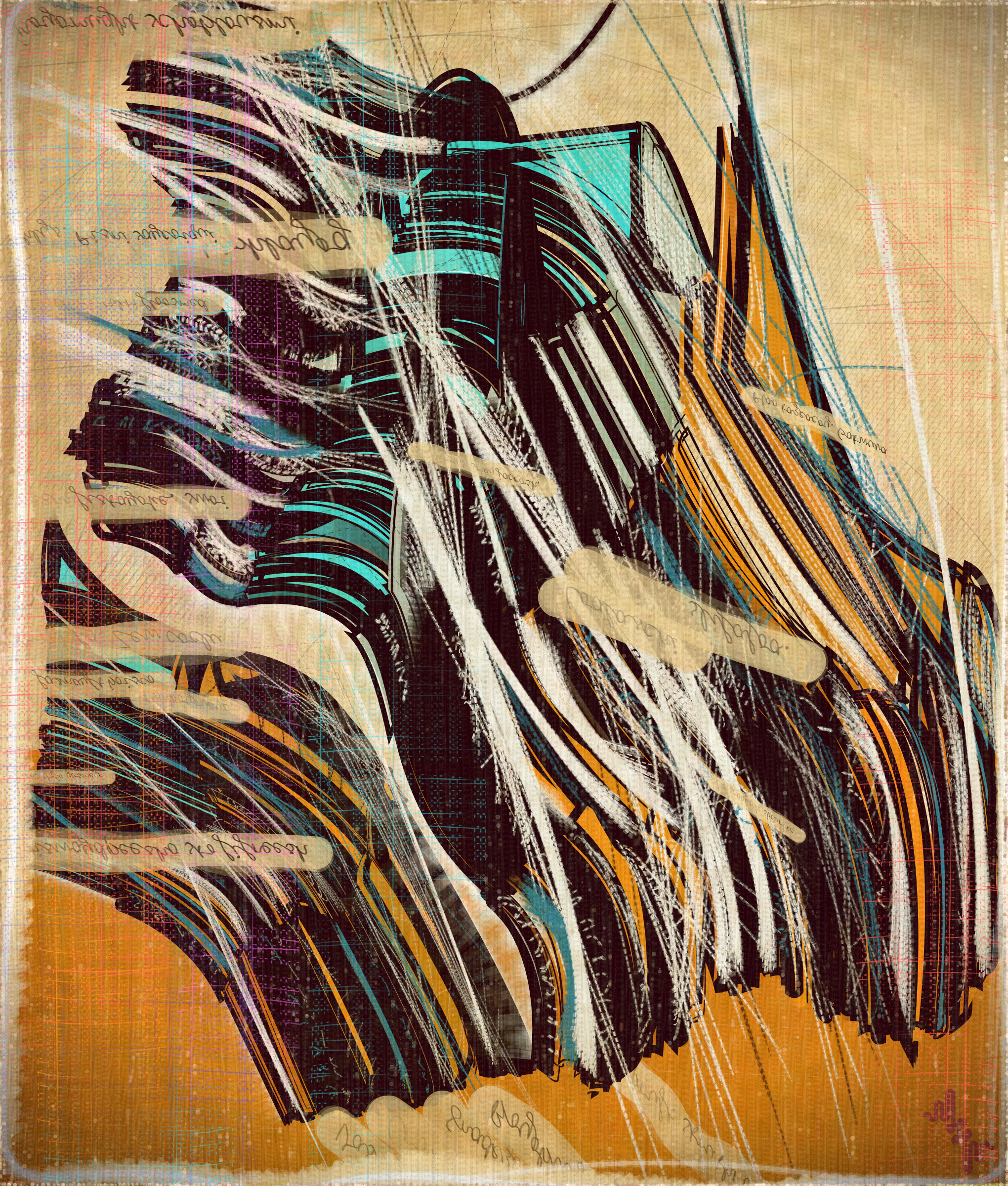 Amplitudes of Canvas #93