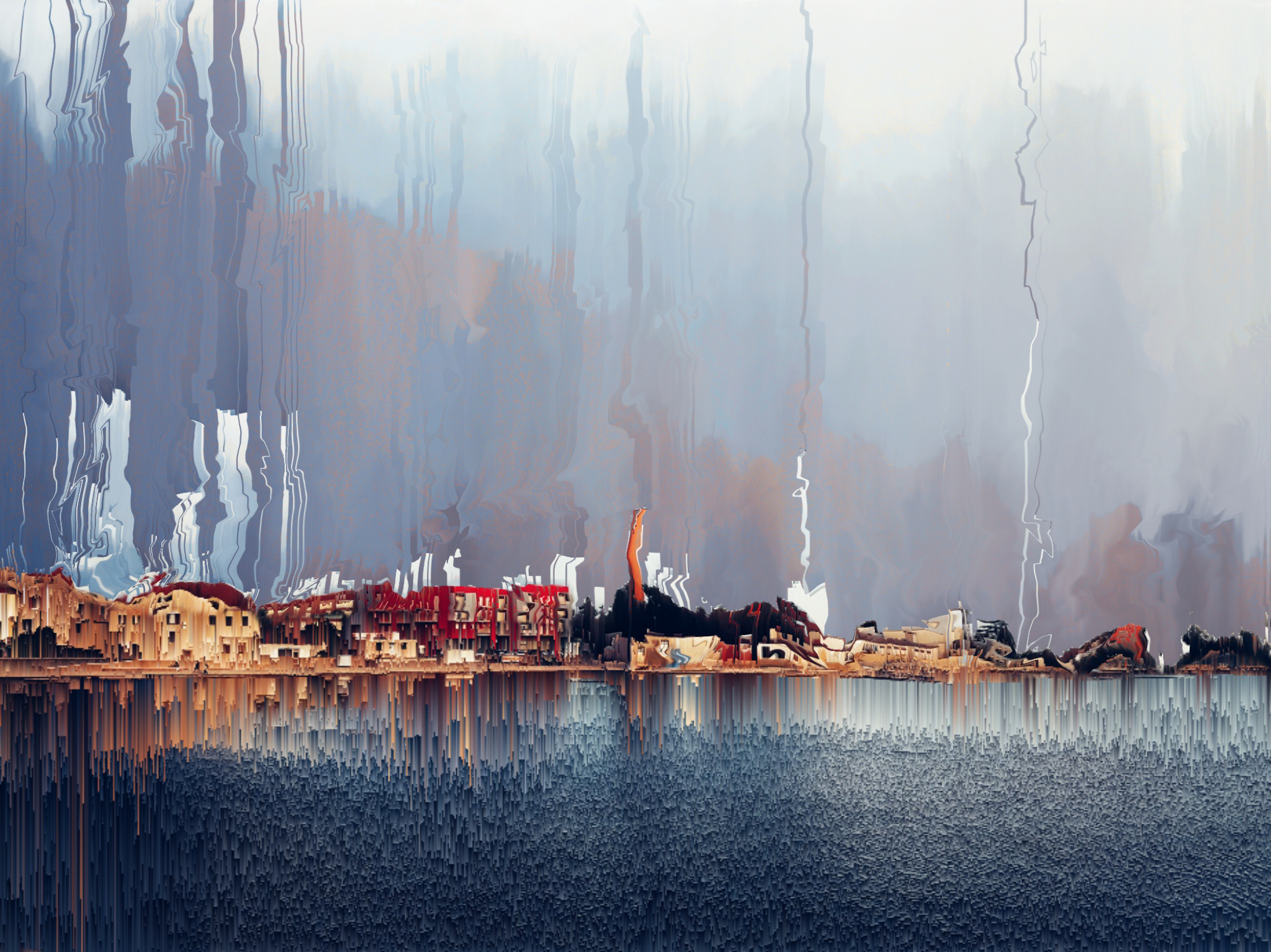 Small village by the sea