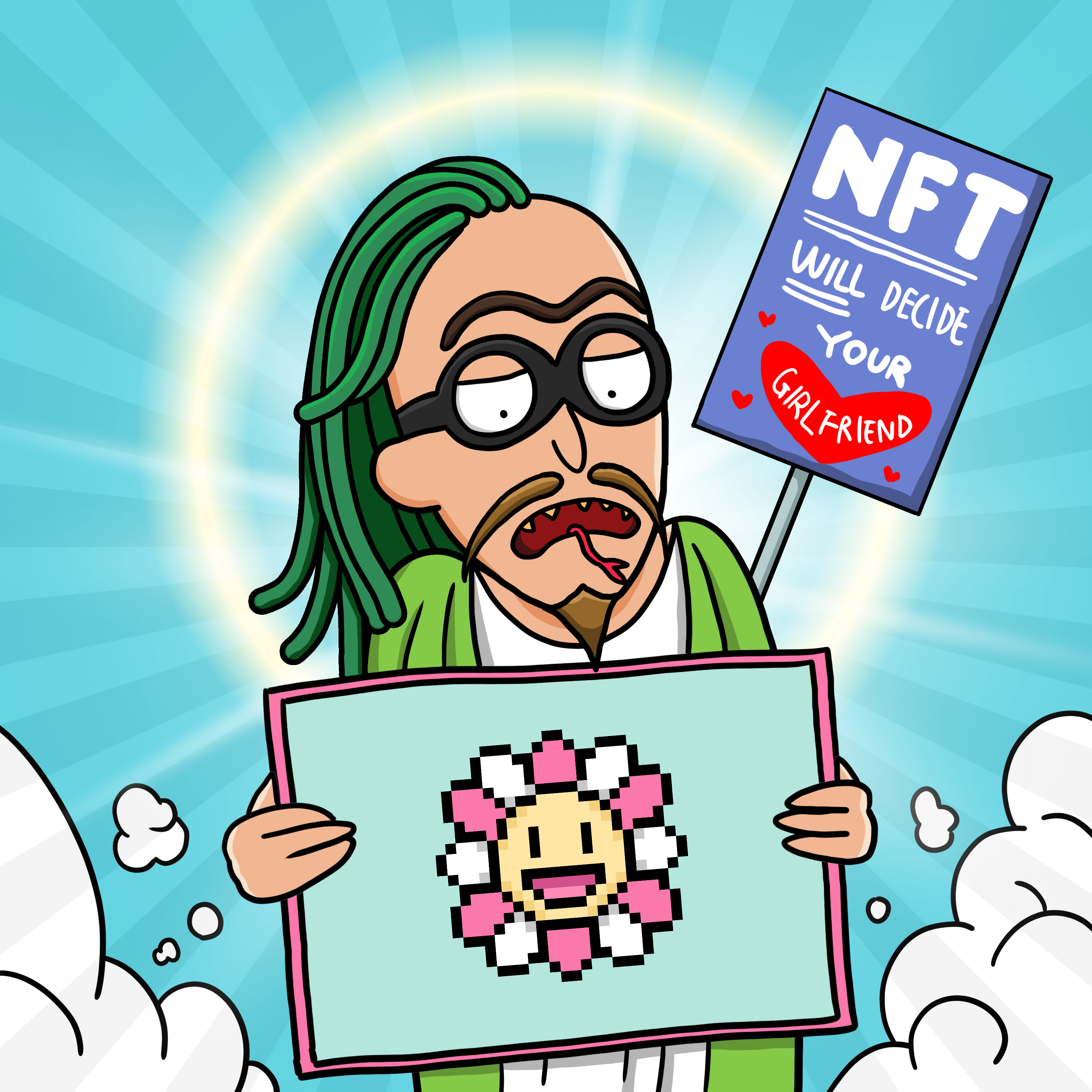 God Blesses NFTees #1695