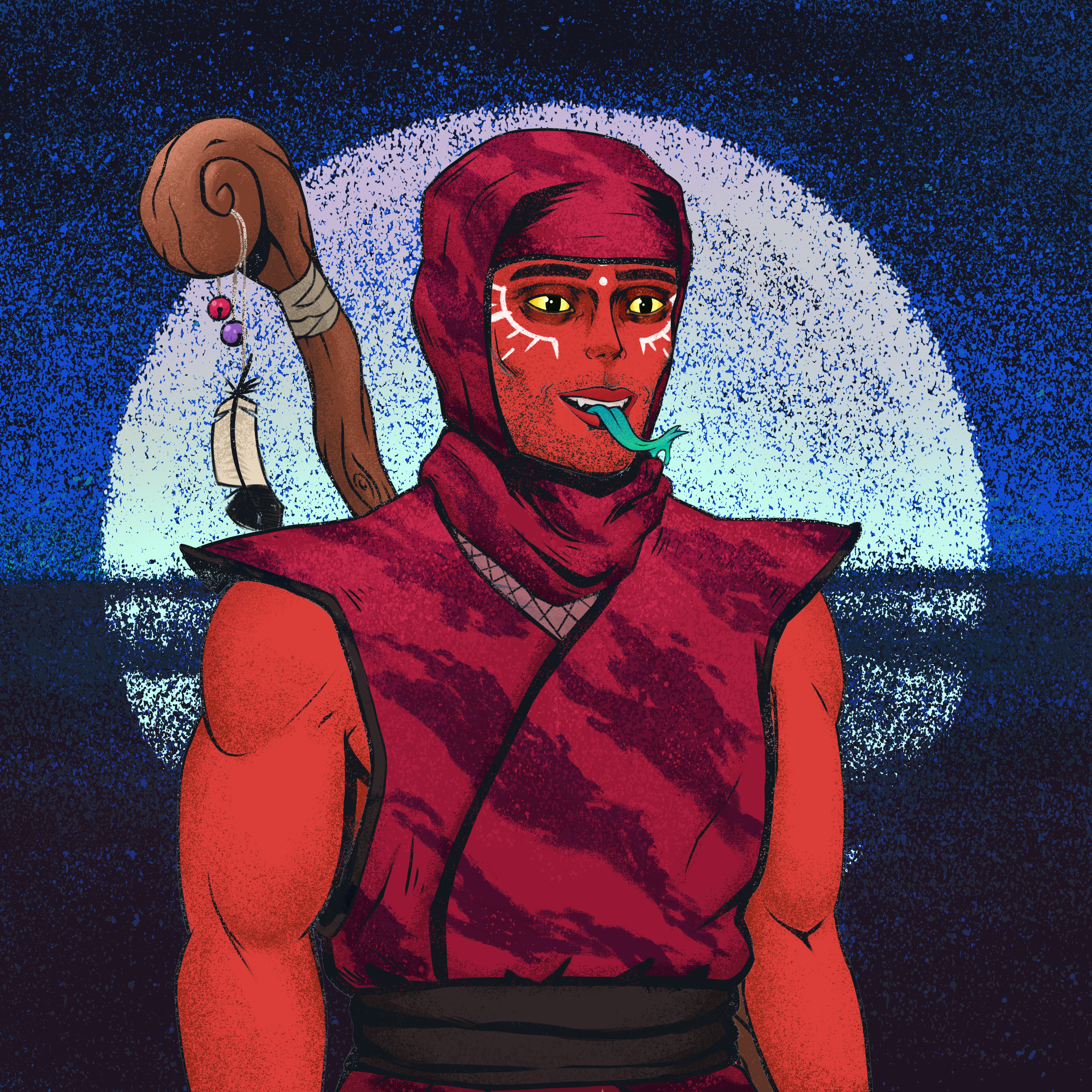 Tie Dye Ninja #6339