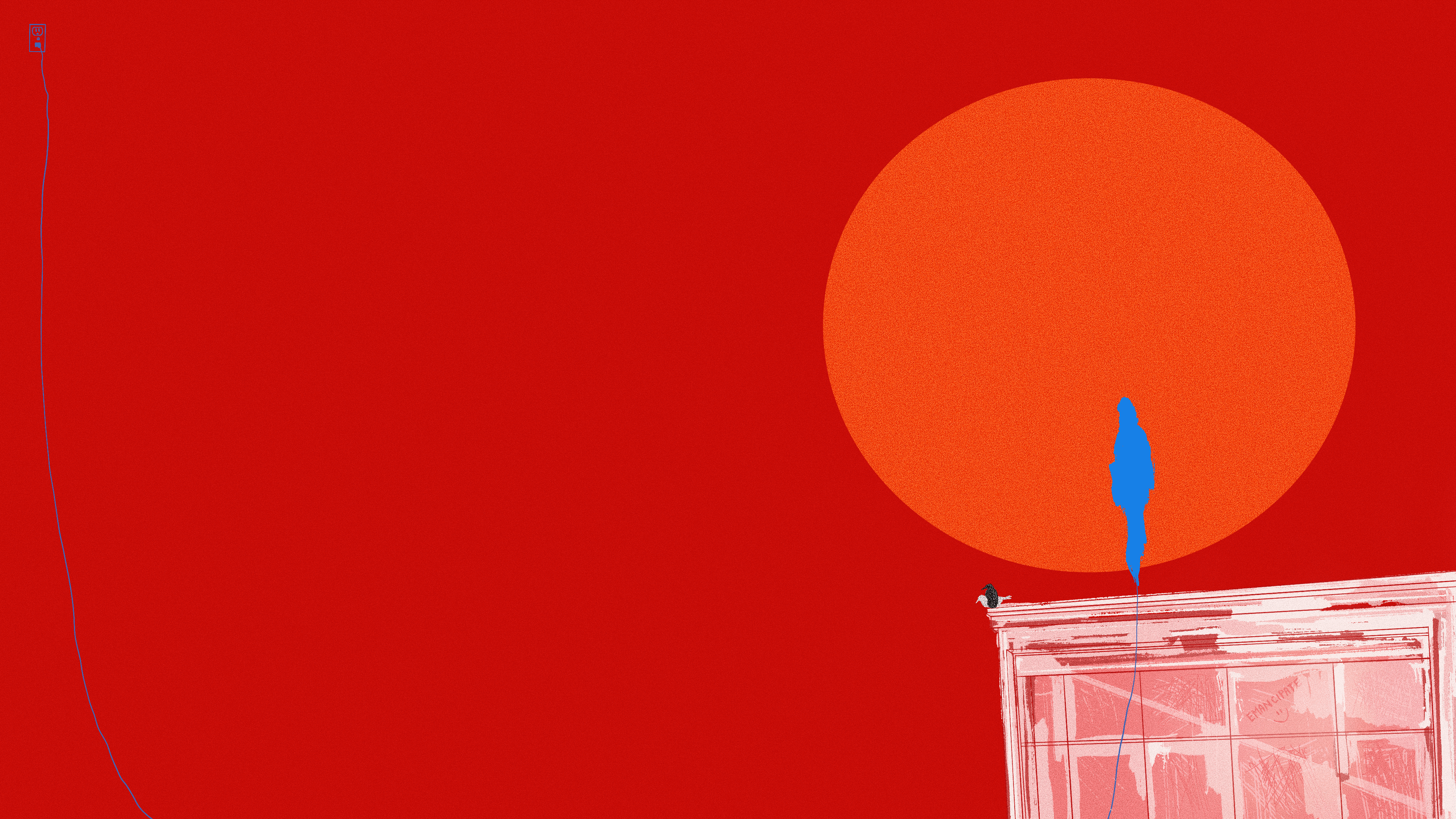 Ghost & The Rooftop Sunset