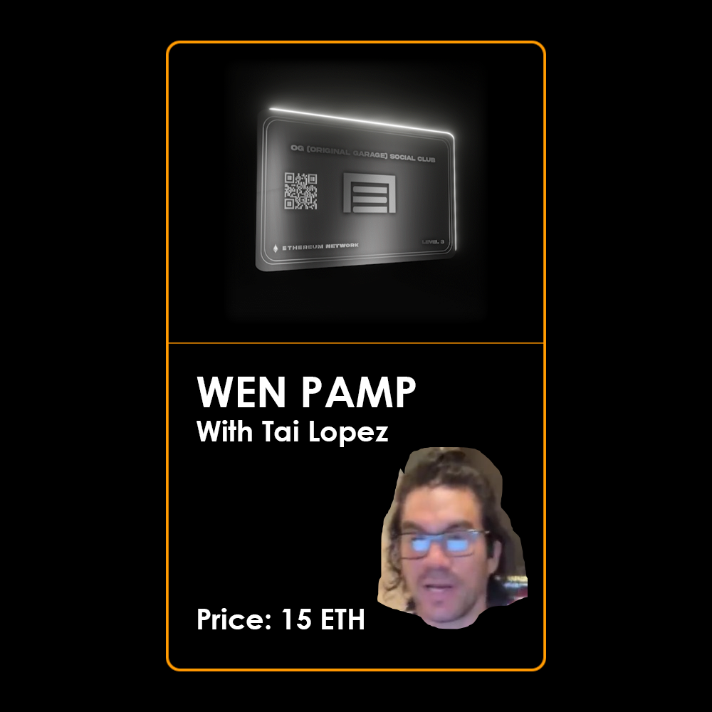 Tai Lopez Alpha Pass #655