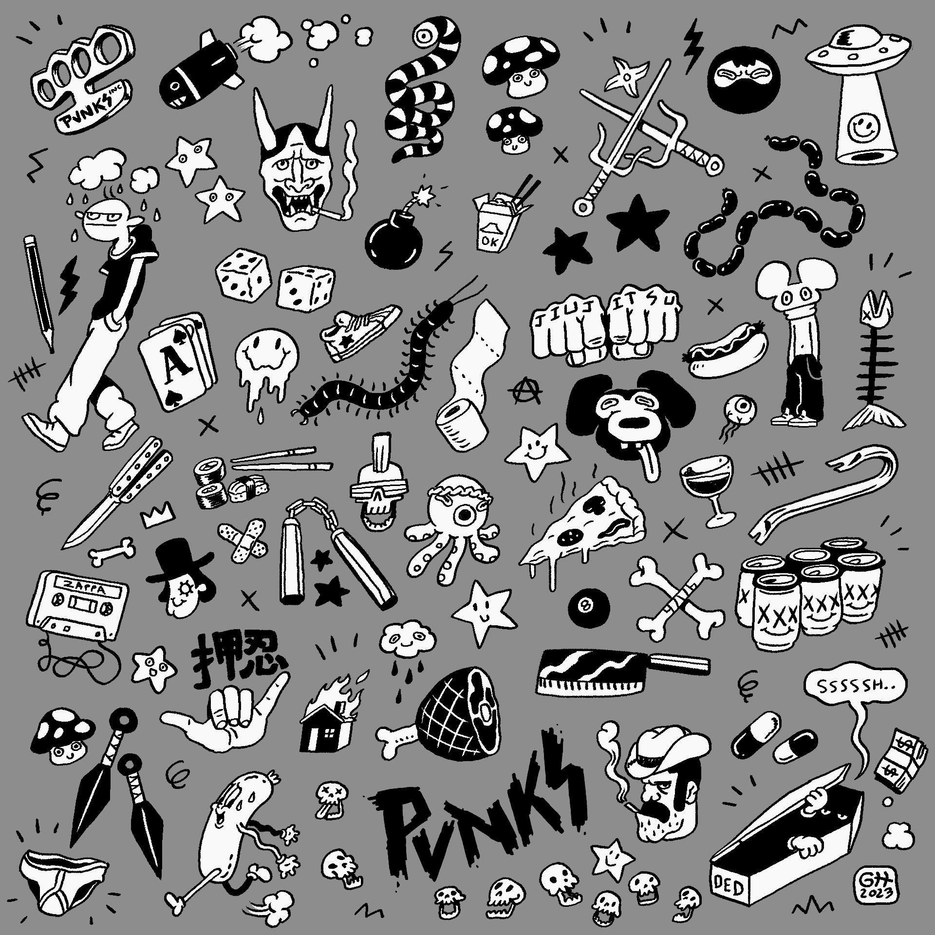 PVNKS TATTOO CLUB (DARK MODE)