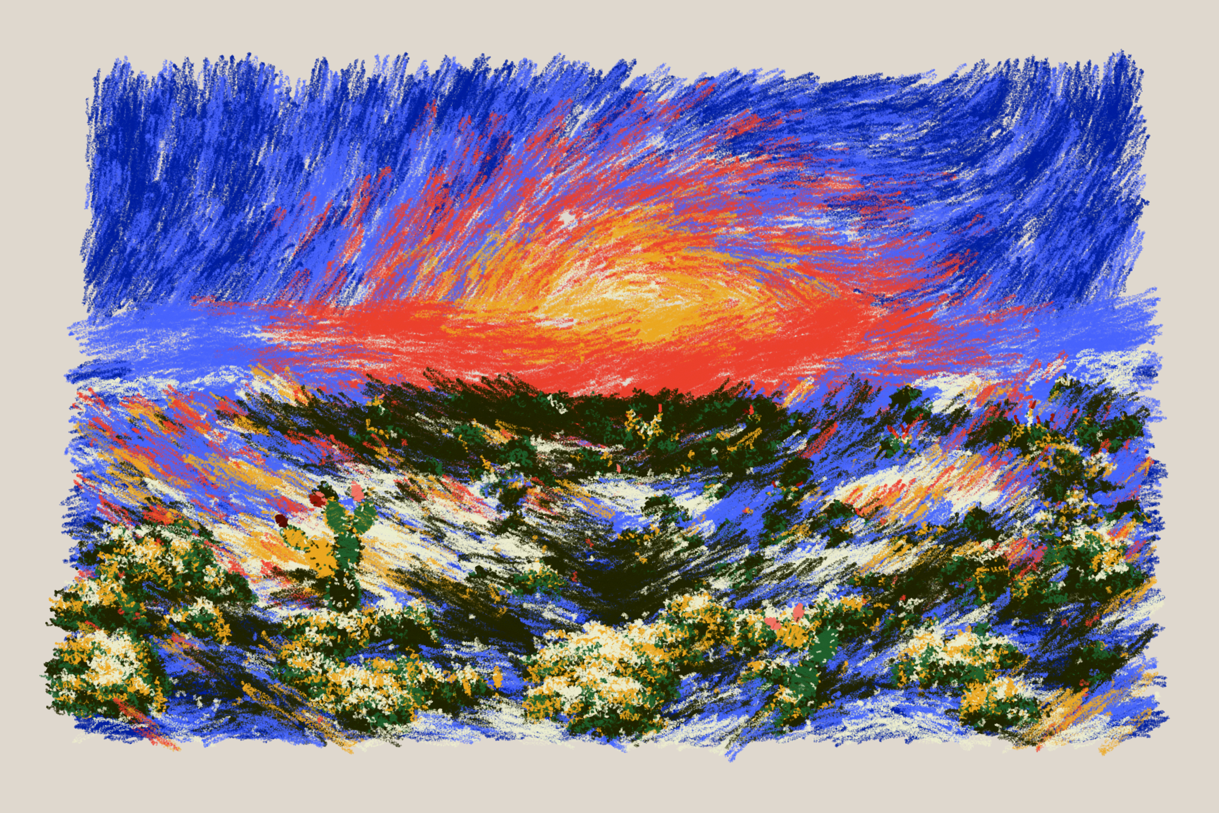 Sunset from the Bluffs #50