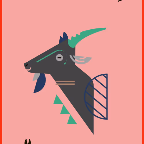 Happy Goat #1607