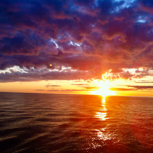 Sunset On The Water