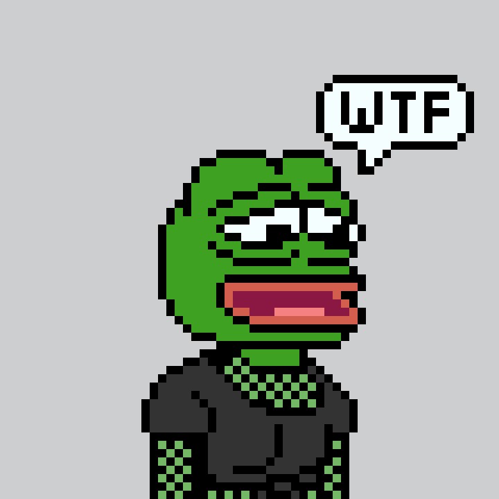 Foul Pepe Frog #2623