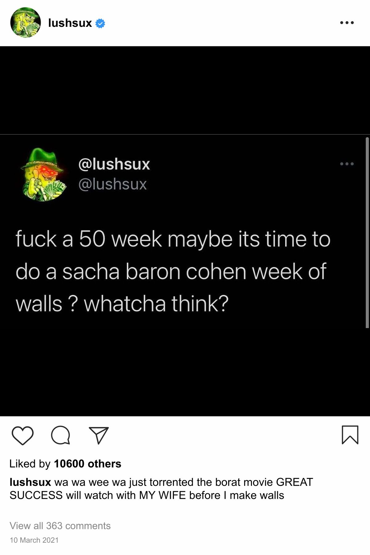 Lushsux #4244 - Shit Post