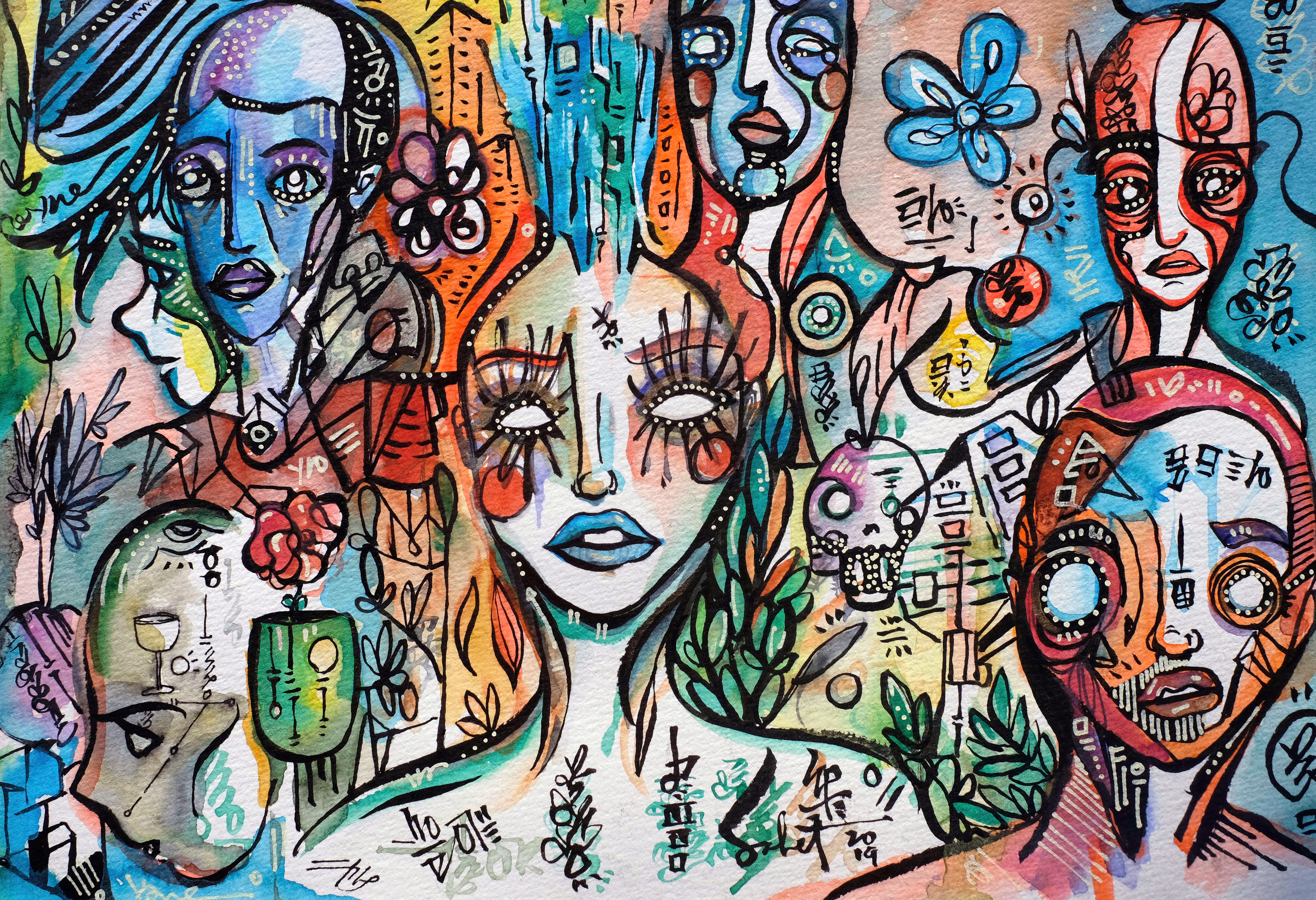 1 OF 1 / ALWAYS HERE 2019 SABET / SKETCHBOOK 1