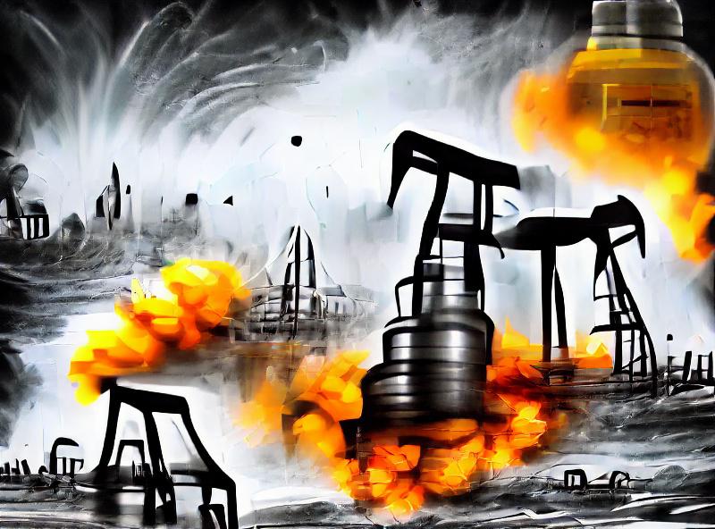 Liquid apes fight oil war