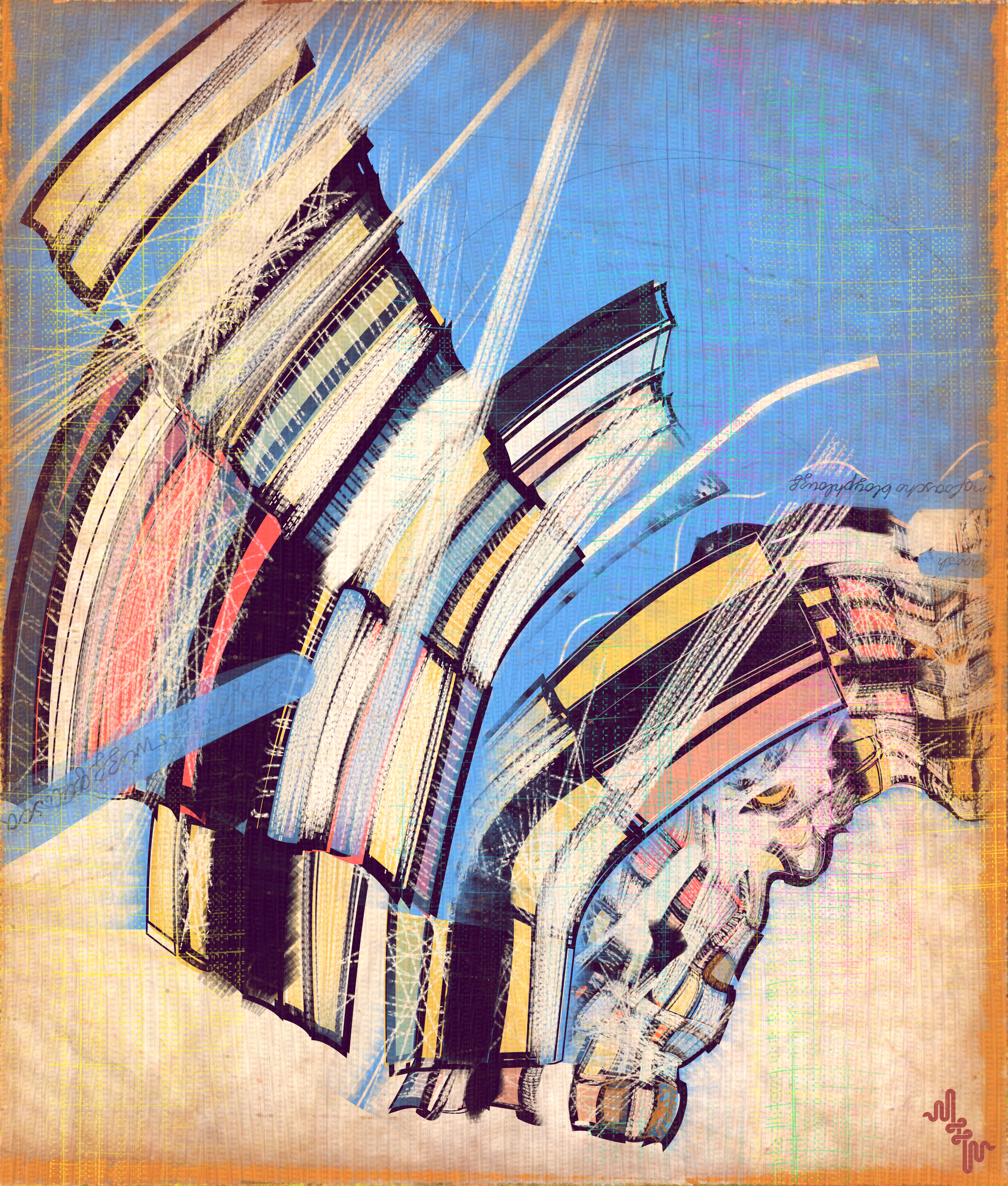 Amplitudes of Canvas #345