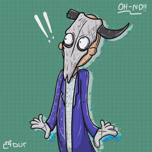 OH-NO Buffalo skull Boii