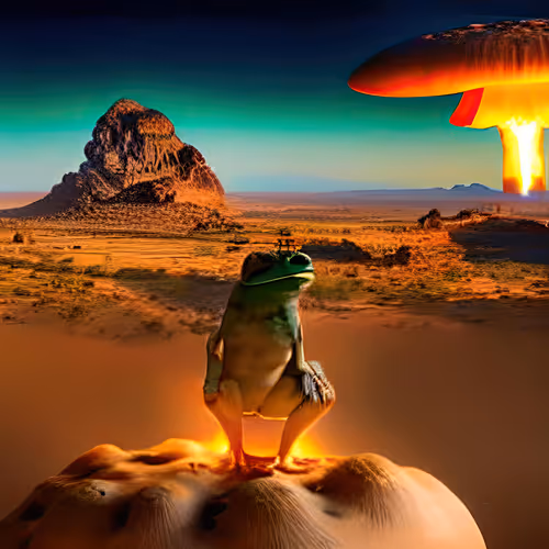 Simulation Number 89: Standing Frog At Beginning Of Creation