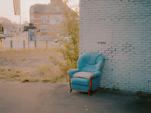 Blue seat