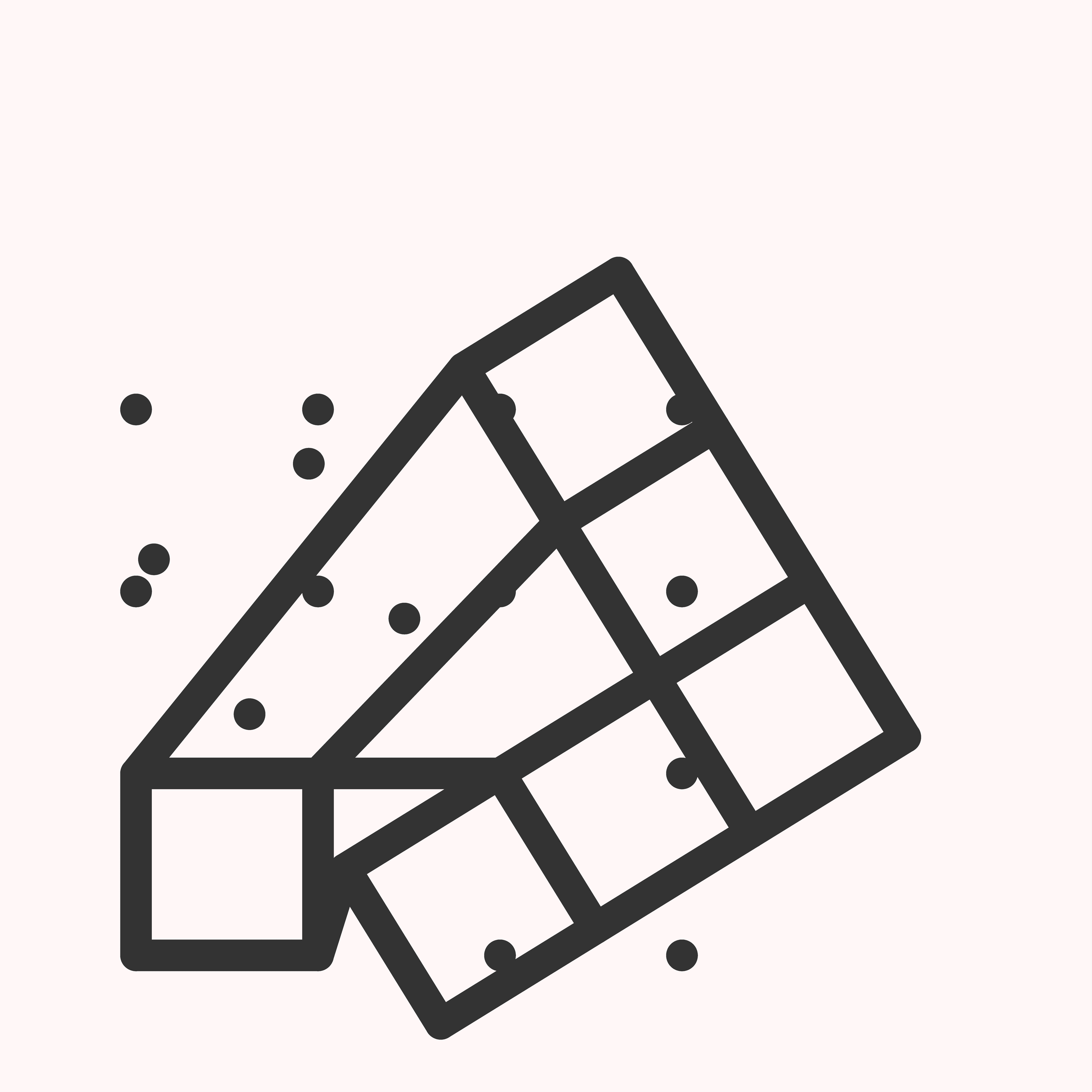 Walking Cubes no. 5 - Hangin' in There