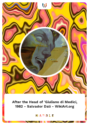 After the Head of 'Giuliano di Medici, 1982 - Salvador Dali - WikiArt.org
