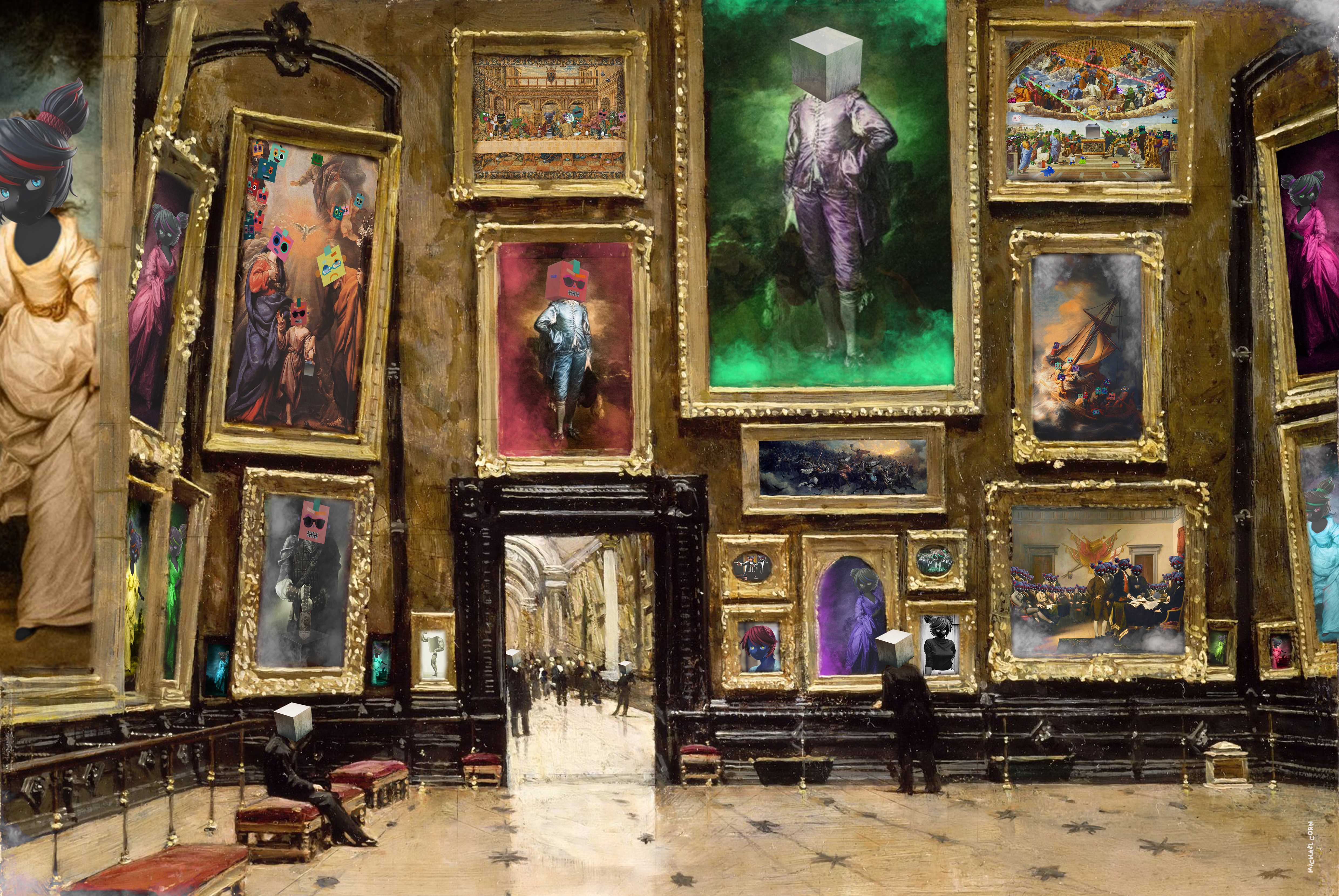 View of the Grand Salon De Corn 
