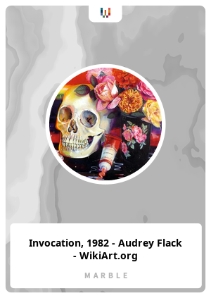 Invocation, 1982 - Audrey Flack - WikiArt.org