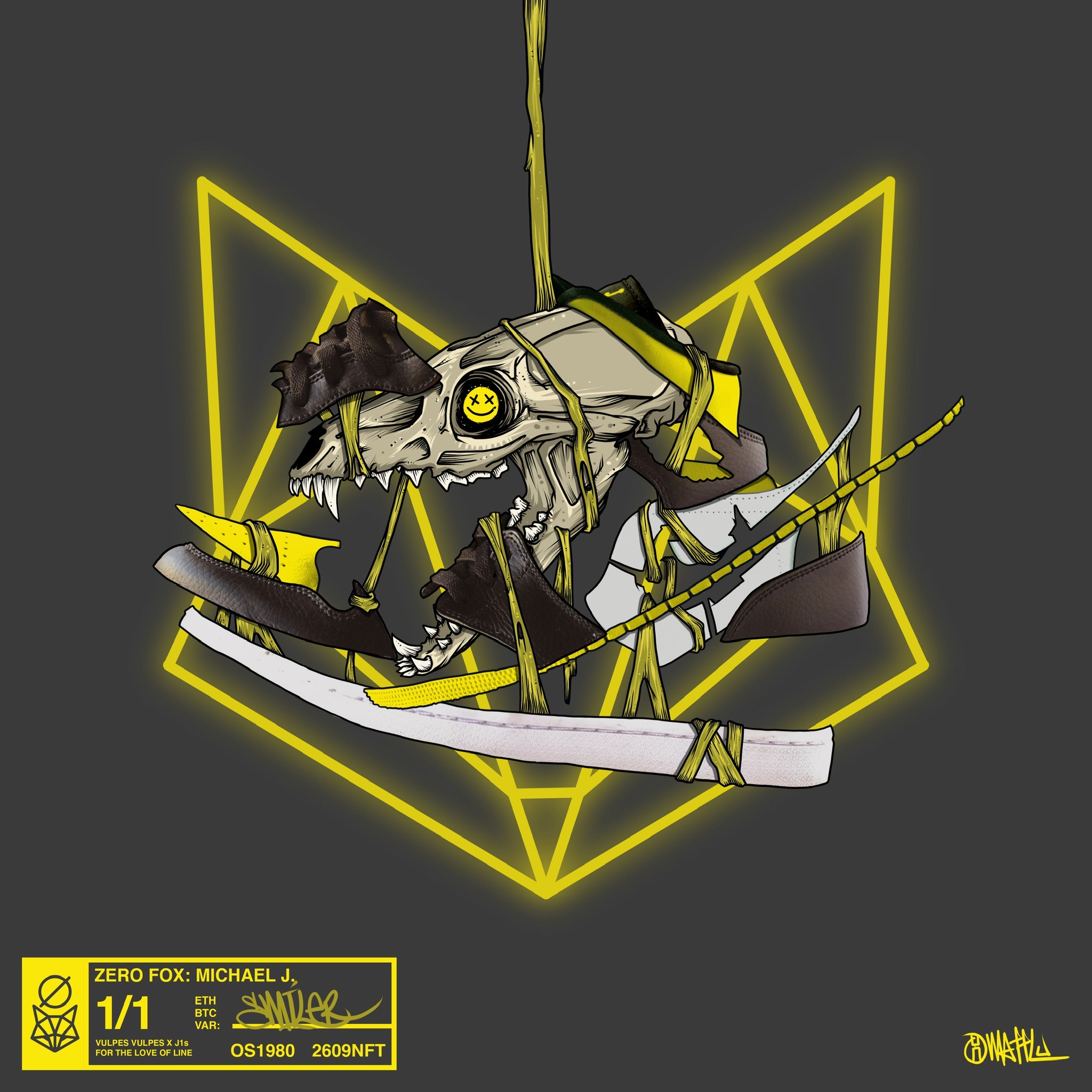 Zero Fox/Michael J - "Smiler" 1/1